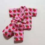 オビツ11 甚平(ピンク いちご)