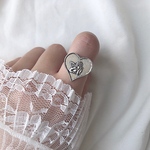 silver×angel ring