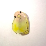 くびかしげ　コザクラブローチ　*No.314