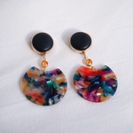 【Colorful＊round pierce/earring】