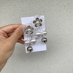 frosted glass silver×perl 