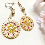 大ぶり❇︎お花デザインのピアス／イヤリング