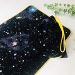 40×60 壮大な宇宙　ランチョンマット＆巾着袋 宇宙柄 給食セット 男の子
