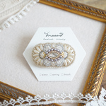 ビーズ刺繍ブローチ（マスカレード）