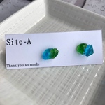 海の輝き〜sea glow〜スタッド ピアス
