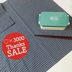 ❤︎×3000 thanks 54㎝ お弁当包み