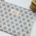 【SALE】＊フラットポーチ＊　北欧風お花柄