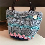 🍓　「イチゴのニットバック」ハンドルバック