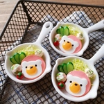 クマさんハムエッグ の朝ごはんセット