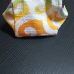 オーダー品 がま口財布唐草模様しかく。