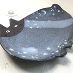 太猫皿 特大　星猫　GENTLEバージョン
