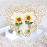 向日葵　ピアス