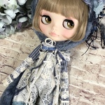 【再販】1089 Russian blue コーデ ブライス Blythe アウトフィット