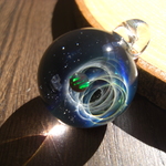 Energy Frog  space series  space vortex（ブラックオパール）