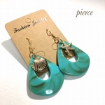 ピアス・ピアス 大ぶり・ターコイズピアス