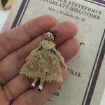 アンティーク木製人形のミニチュアドール♪ペグドール風♡