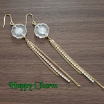 ハワイフラワーのロングピアス/イヤリング
