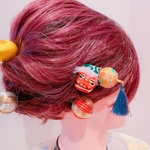 獅子舞⭐かんざし⭐お祭り髪飾り⭐成人式髪飾り⭐卒業式⭐ヘッドドレス⭐水引⭐タッセル⭐鈴☆成人式髪飾り☆和装☆袴ヘア★結婚式★