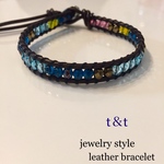 yellow0910様  オーダー仕様 T&T jewelry style レザーブレスレット