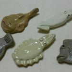 魚類の箸置き（イカ、メバル、アンコウなど　５個セット）