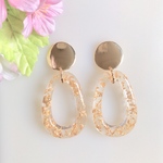 金箔しずくピアス(イヤリング)