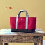 【p様専用】帆布トートバッグ横長S order作品