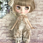 1305 ナチュラル ロンパース  Blythe ブライス アウトフィット