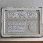 【送料無料】レースのナチュラルフレーム~2~
