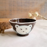 小さめのお茶碗【くまとリンゴ】