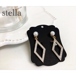 特別SALE❣️ キラキラdiamond（ひし形）イヤリング✨