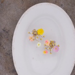 アート×ピアス　ワイルドフラワー
