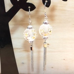 和物ピアス(白桜)/成人式