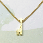 キリンさんのネックレス　giraffe necklace
