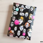 母子手帳ケース • お薬手帳ケース • 通帳 ケース　* Mini Global Face　　 　　　col. black