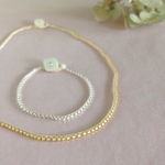 beads bracelet single(gold)