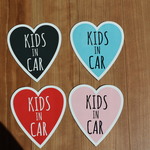 送料無料♡キッズインカー  ハート♡