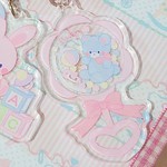 ♡baby animal ストラップ / ラトルくまちゃん♡