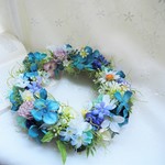 Blue  Welcom Wreath