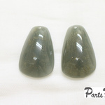 【5個入】ラメ入りドロップパーツ【グレー系】-mt-2258
