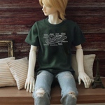 SD17（SD13）用　理系男子　3.生物（BグリーンT×シルバー）