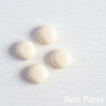 14pcs アクリルカボション ペンタゴン クリーム