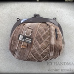 ヘリンボーン がま口ポーチ 送料込み