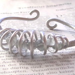 バングル☆Coilフローライト☆silver