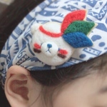 インディアンくまさんブローチ  