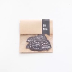 ●○SIMPLE!BLACK!MARU!FLAG!　日付シール*2019年8月○●