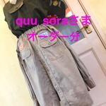 ★quu.soraさまオーダー分★フェイクなＴシャツワンピ★ミリタリー