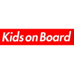 カーマグネット Kids on Board　Supremeオマージュ