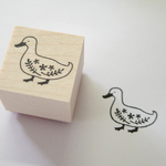 スタンプ／ゴム印／はんこ　「あひる」