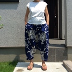 大風呂敷リメイクサルエルパンツ