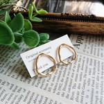 再々…販♡ニュアンス ゴールド チタンピアス or 樹脂イヤリング